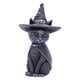 thumbnail image 1 of Gorro de bruja Nemesis Now Purrah con forma de gato oculto, 13,5 cm, 1 of 6