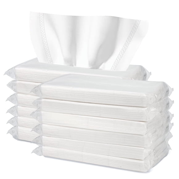 Recargas de Pañuelos para Auto Cayanmydery 600 Hojas 12 Paquetes