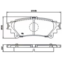 Pastillas Freno Para Auto Comline Cbp06078
