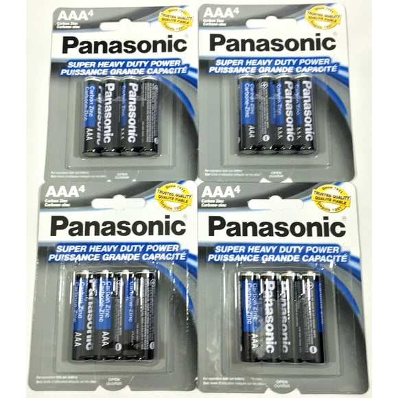 Pilas Panasonic AAA 16 unidades Súper Heavy Duty 1.5V