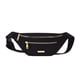 thumbnail image 5 of Riñonera De Moda Para Mujer, Riñonera Con Correa Ajustable Para Viajar, Color Negro, 5 of 5