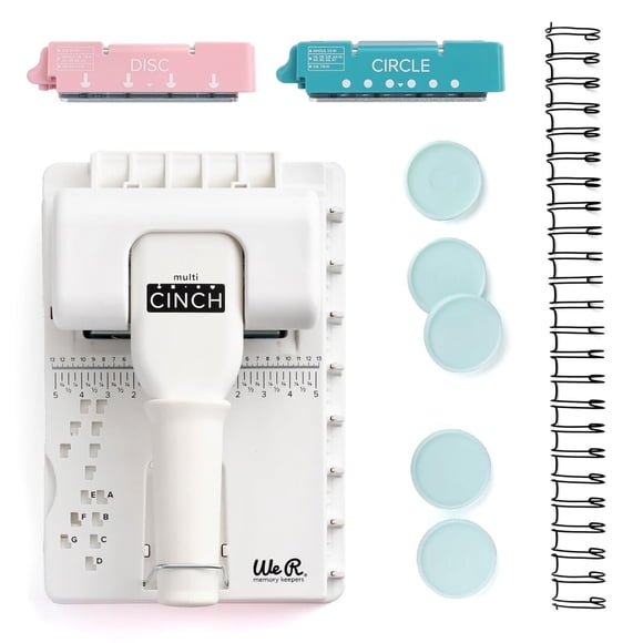 Kit Multi Cinch 2 en 1 We R Memory Keepers Circle Disc