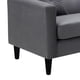 thumbnail image 3 of Sofa New Retro 3C + 2 Pouf Felpa 00 Gris, 3 of 6