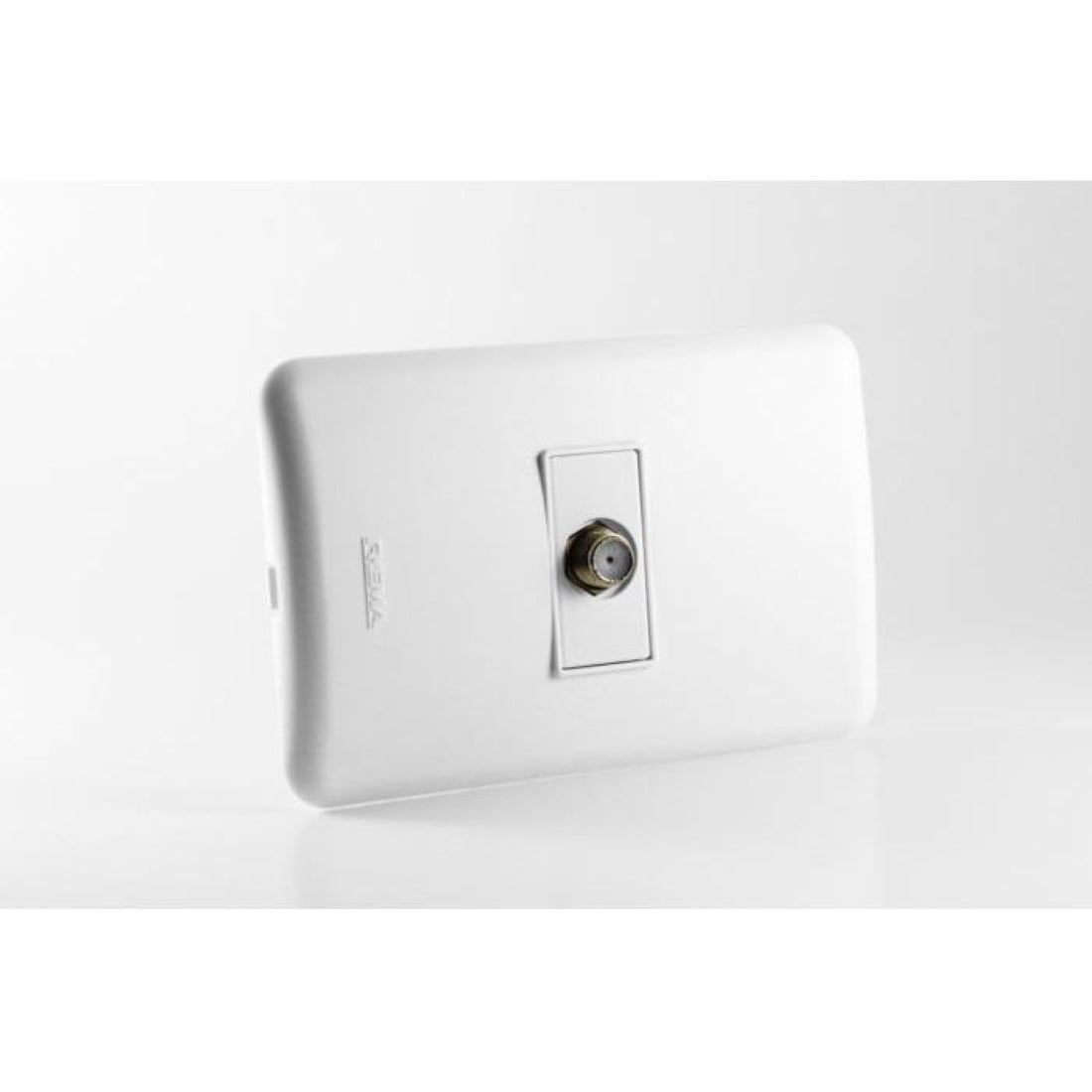 Rema - Enchufe Coaxial Simple Blanco