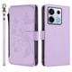 thumbnail image 2 of Funda Cartera Mariposa para [Xiaomi Redmi Note 13 Pro 5G] con Soporte y Cremallera Morado claro, 2 of 6