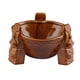 thumbnail image 2 of Cuenco De Cerámica Para Ponchar, Diseño De Tres Patas, Tazas Tiki, Taza Para Beber Para Bar, Hogar, Marrón, 2 of 5