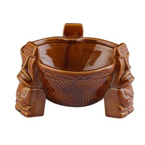 Magideal - Cuenco Creativo De Cerámica Para , Taza Para Beber, Tazas Para Bar, Vasos De Cóctel, Tiki, Tazas Tiki Para Cóctel , Marrón