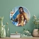 thumbnail image 5 of Aquaman Plato decorativo de porcelana fina (bone china), plato decorativo de cerámica para hogar, oficina, soporte de pared, platos decorativos para dormitorio - 6 pulgadas (15 cm), 5 of 6