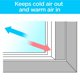 thumbnail image 2 of Kit de aislamiento de ventanas 3M Indoor para 2 ventanas de 90 x 150 cm, 2 of 9