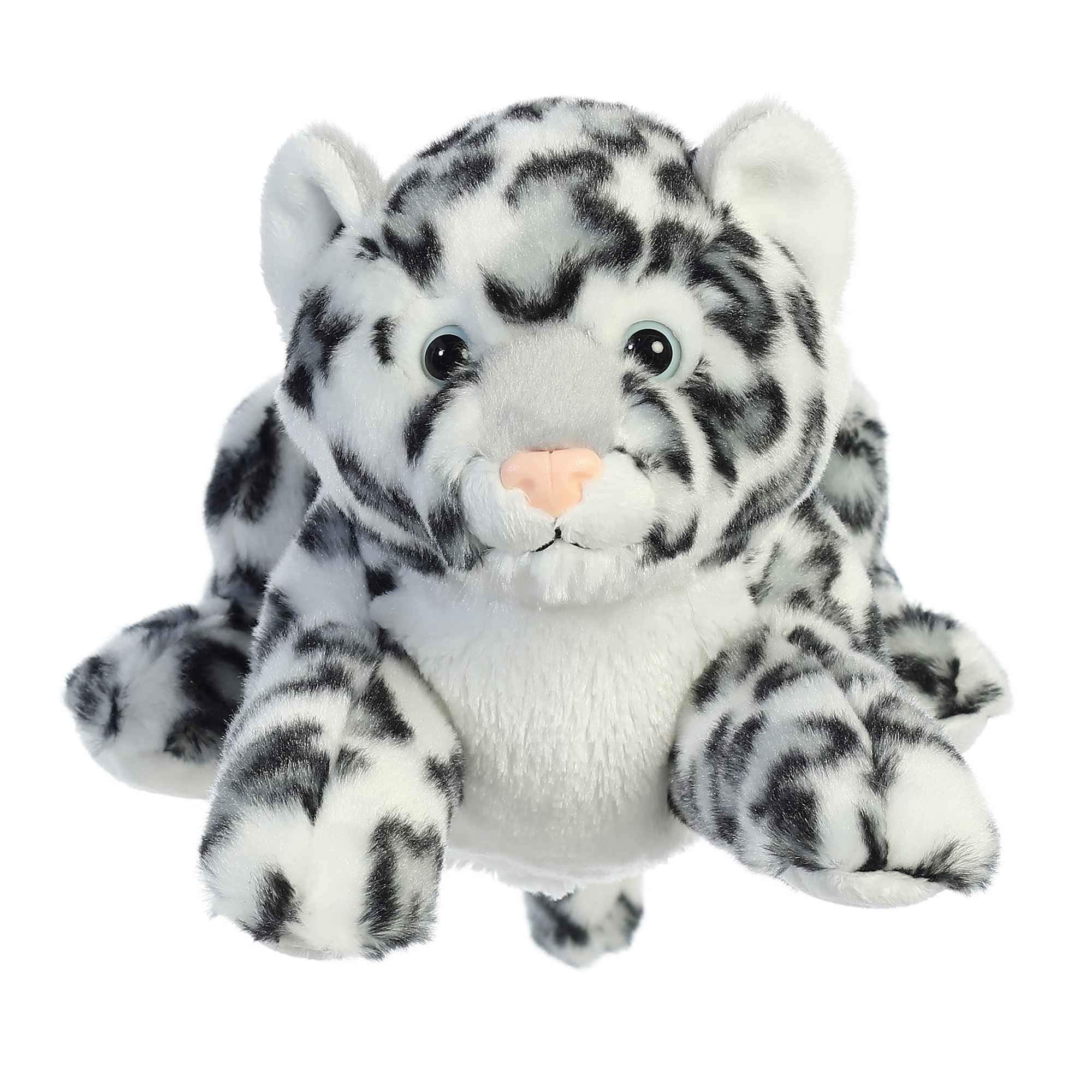 Títere De Mano Aurora 30 Cm Leopardo De Las Nieves De Peluche Suave