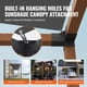 thumbnail image 4 of Kit de soportes para pérgola VEVOR, 4 x 4 pulgadas (tamaño interior 3,6 x 3,6), 4 unidades, 4 of 9