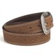 thumbnail image 3 of Cinturón ARIAT de Cuero 97 cm con Relieve Floral Marrón Medio, 3 of 5