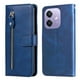thumbnail image 1 of Funda con Cremallera para OPPO A5x 4G/5G, Carcasa Cartera de Cuero PU con Soporte y Tarjetero, 1 of 5