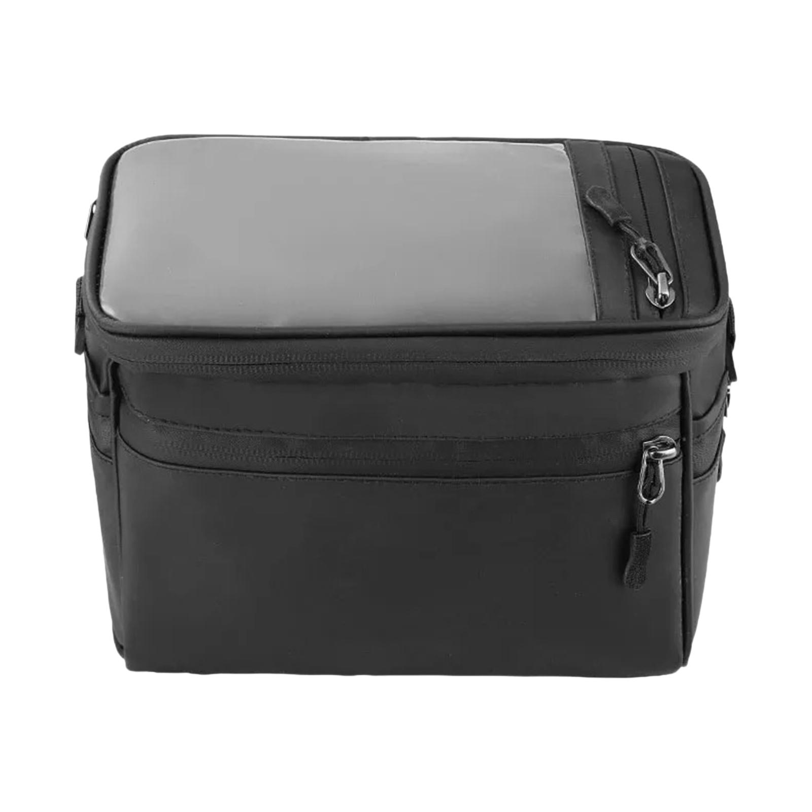 Magideal - Bolsa Frontal Para Bicicleta, Bolsa Para Teléfono Con Pantalla Táctil, Mochila Multifuncional De Gran Capacidad Para Ciclismo, Bolsa Impermeable Para