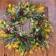 thumbnail image 3 of Coronas para puerta de entrada, corona de primavera para puerta de entrada exterior que da la bienvenida a las flores de verano, corona verde resistente a la intemperie para todo el año, decoración de, 3 of 5