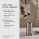 thumbnail image 4 of Filtro de agua aarke 2,4 L de vidrio – Pack de 3 recargas, 4 of 9