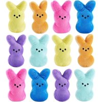 Cestas De Pascua Bombpark Con Forma De Conejito De Peluche, 12 Unidades