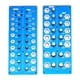 thumbnail image 3 of Comprobador De Roscas De 2 Piezas, Herramienta De Medición Portátil Para Fontaneros, Calibre De Rosca Azul, 3 of 5