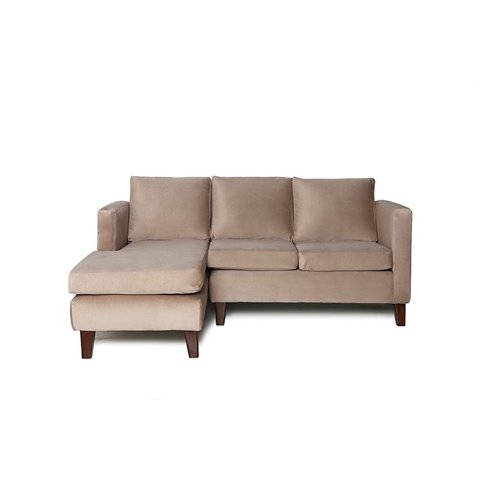 Barra Design - Seccional Mila Izquierdo Felpa Beige