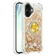 thumbnail image 3 of FOXDOCK Funda Glitter Líquida para iPhone 17 con Anillo Brillante, TPU Antichoques y Esquinas Reforzadas, Soporte, 3 of 6