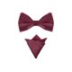 thumbnail image 1 of INSPIRE CHIC Conjunto de Pajarita Pre-Anudada para Hombre con Pañuelos a Juego para Negocios Casual Vino Rojo Talla Única, 1 of 5