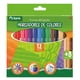 thumbnail image 1 of Plumones dibujo 12 colores + 3 tonos piel, 1 of 4