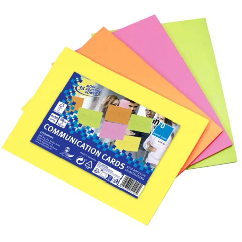 Infonotes - Pack 200 Notas Adhesivas Grandes 20X15Cms Colores - Ps