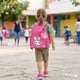 thumbnail image 3 of Mochila Escolar Infantil Rosa de Conejo con Monedero, 3 of 4