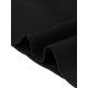 thumbnail image 5 of INSPIRE CHIC Vestido de manga corta para mujer con cuello en V, mangas de pétalo, vestido casual elegante midi con cinturón M Negro, 5 of 6