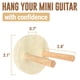 thumbnail image 4 of Samorillo [Paquete de 2] Soportes de Pared para Mini Guitarras y Ukeleles - Ganchos de Madera con Herrajes de Montaje - Instálalos en Minutos y Cuelga con Confianza, 4 of 5
