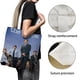 thumbnail image 3 of Office TV Bolso de tela con estampado de lienzo para mujer, bolsa de compras reutilizable y estética, con cremallera interior, regalo para mujer,38*45cm., 3 of 6