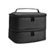 thumbnail image 3 of Bolsa De Almacenamiento De Esmalte De Uñas De Doble Capa Organizador Portátil Bolsa De Maquillaje Negro, 3 of 5
