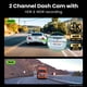 thumbnail image 2 of Cámara para Auto GEARit 4K Dual Frontal y Trasera WiFi GPS Visión Nocturna, 2 of 9