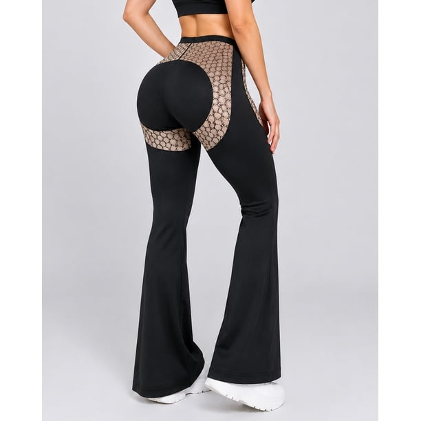 Calza Flare Faja Modeladora Deportiva Oxford Mujer