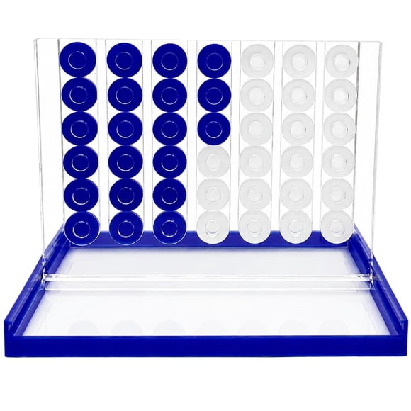 Juego de mesa SSE Acrílico Cuatro en línea azul marino/blanco