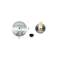 Genérico - Tapa De Acero Inox 34Cm
