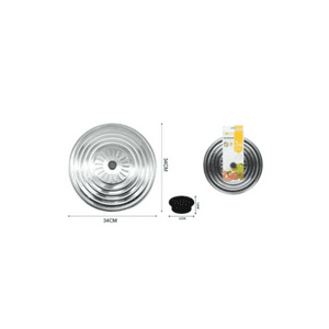 Genérico - Tapa De Acero Inox 34Cm