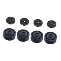 Magideal - 4 Piezas Anti Vibraciones Pads De Protección De La Reparación Fácil Instalación Accesorios De Absorción De Amortiguadores De Caucho Antipolvo Para K2