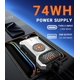 thumbnail image 3 of Compresor de aire ZKPilse 4000 A 12 V 150 PSI para coche Jump Starter +, 3 of 7