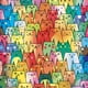 thumbnail image 5 of Rompecabezas RoseArt Rose con bonitos gatos coloridos, 1000 piezas, 5 of 7