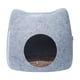 thumbnail image 5 of Felt Cat House Extraíble Pet Cat Condos Con Cremallera Portátil Interior Exterior Gris Claro, 5 of 5