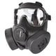 thumbnail image 4 of Mascarilla Facial Completa Respirador CS Transpiration Face Protector Black_Clear Lens, 4 of 5