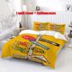 thumbnail image 1 of 3pcs Creative Transportation Illustration Themed Bedding Set | 1 Duvet Cover + 2 Pillowcases Polyester, 1 of 5