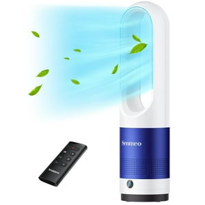 Ventilador De Torre Senmeo 22 Sin Aspas Con Mando A Distancia, 8 Velocidades, Temporizador De 9 Horas