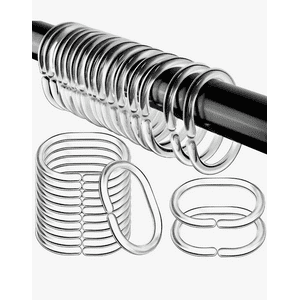 Genérico - Argolla De Cortina Para Baño Transparente 12 Und