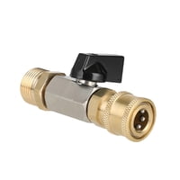 Ioensy - Válvula De Bola Para Hidrolavadora De Alta Presión, Repuesto Para Lavado De Autos, Accesorios De Patio, M22, Latón
