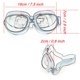 thumbnail image 2 of Gafas de moto evomosa Vintage Pilot Retro para casco, 2 of 6