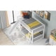 thumbnail image 3 of Twin over Twin Bunk Bed with Convertible Slide and Ladder, White(Old SKU SM000213), 3 of 3