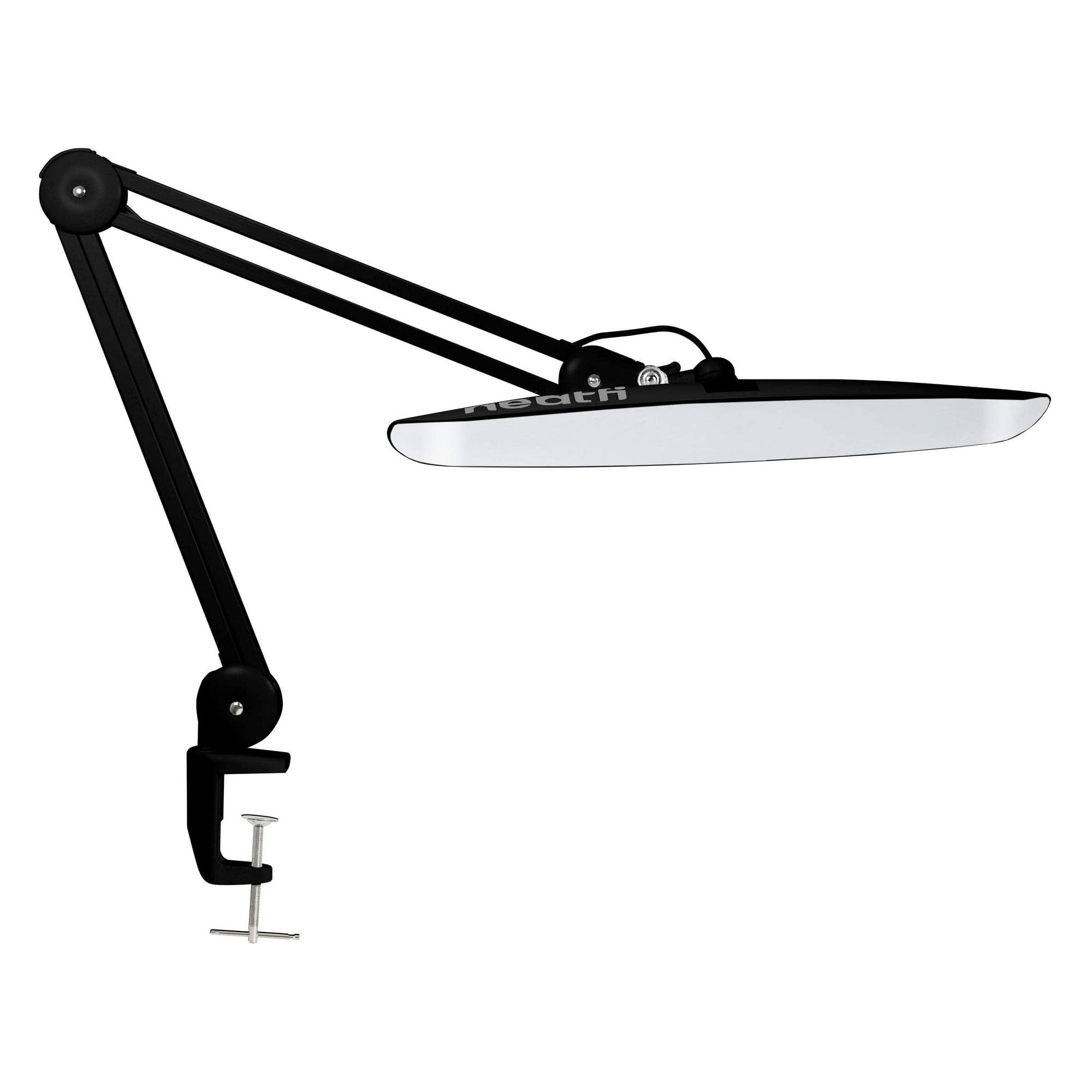 Lámpara De Escritorio Neatfi Xl De 2.200 Lúmenes Led De 24 W Con Pinza De 50 Cm, Color Negro