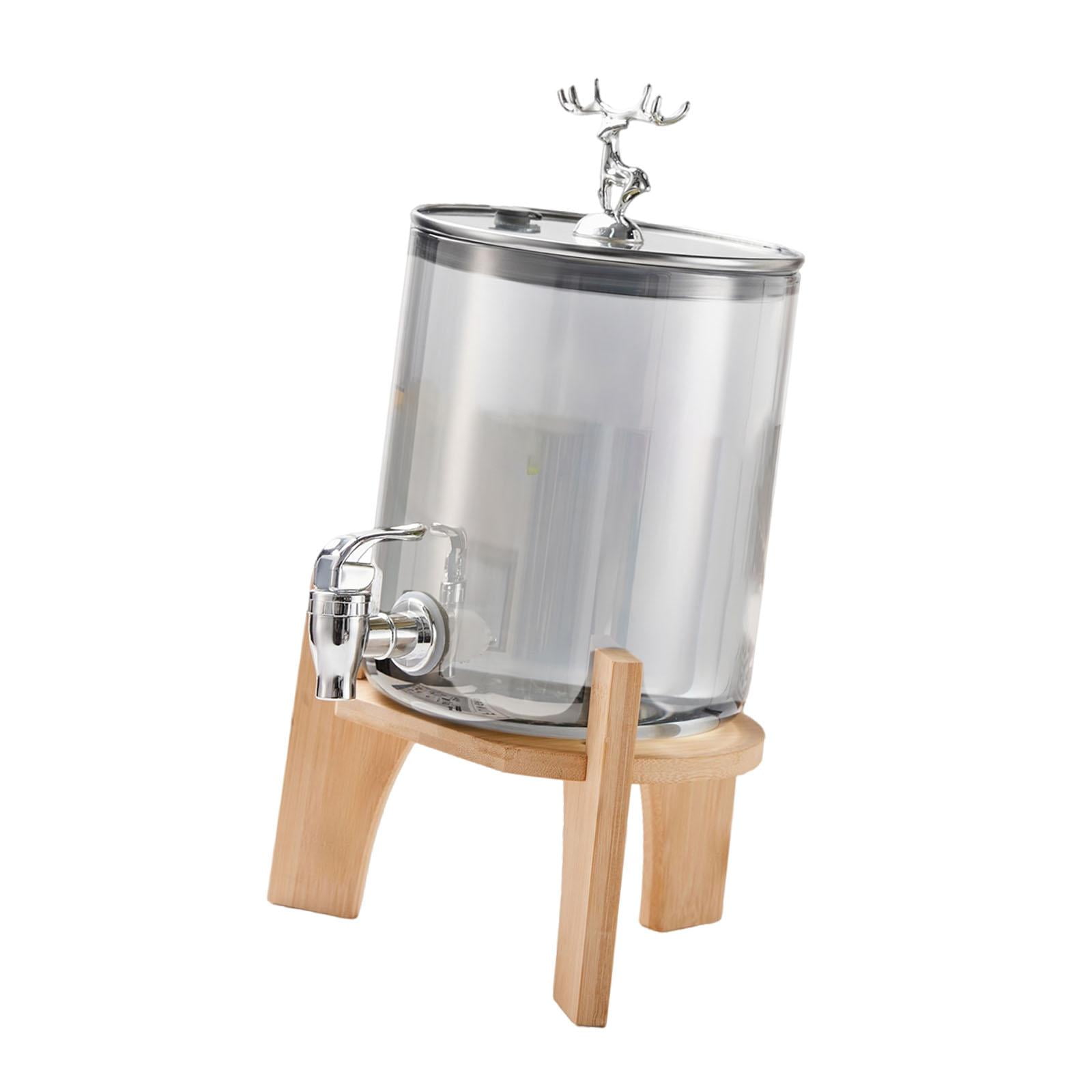 Bothyi - Dispensador De Bebidas Con Grifo Dispensador De Bebidas Con Soporte Para Bebidas Bebida Gris